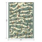 Jungle Cruise Print Sustainable Throw Blanket