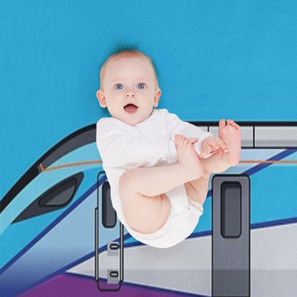 Edinburgh Class 802 World Train Side Scotland UK Compact Throw Blanket