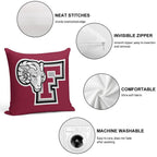 Fordham Rams Soft Short Plush Fabric Throw Pillow