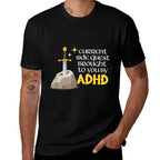 Current Side Quest Brought To You By ADHD Gamer RPG Meme  Slim-fit Cut T-Shirt