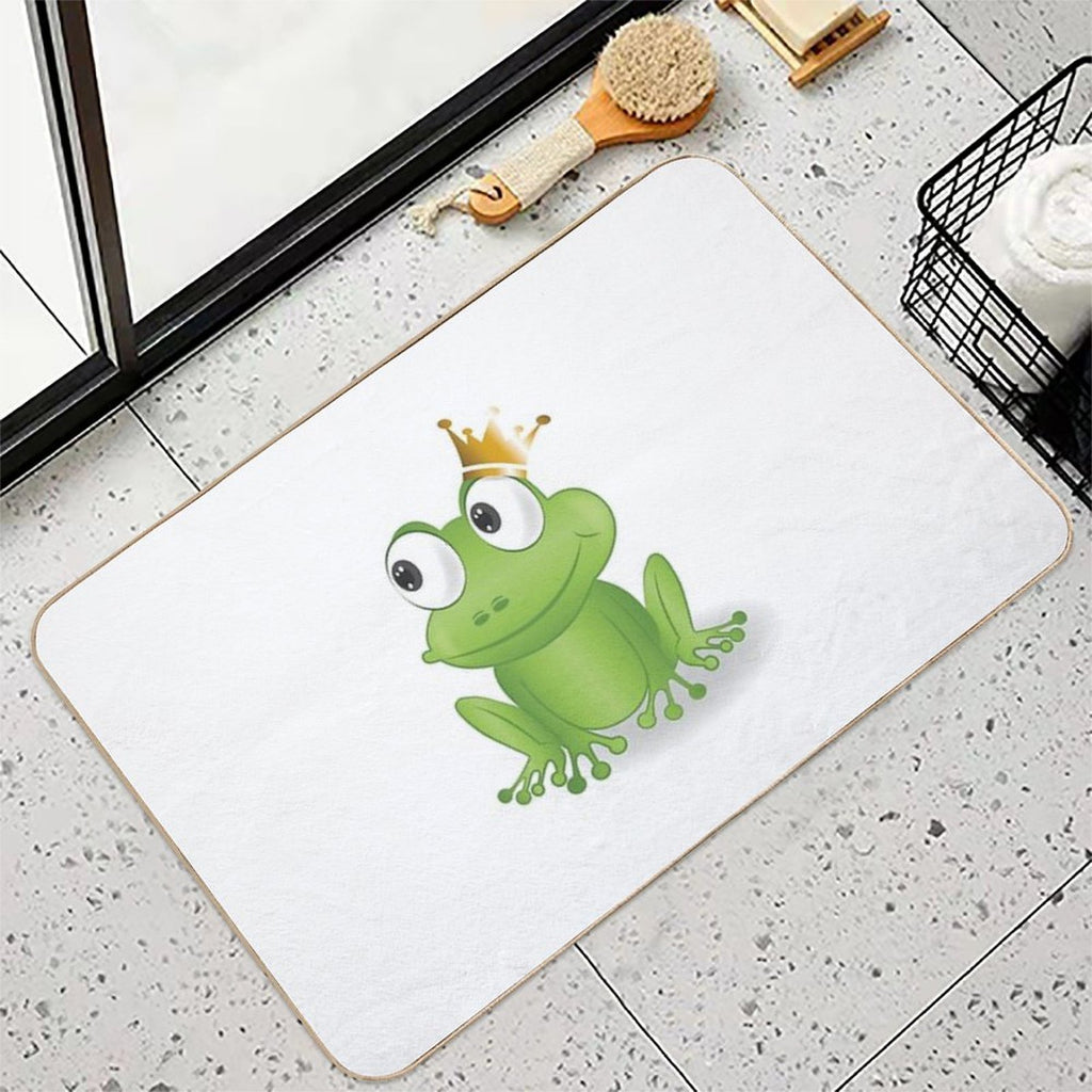 Fairytale Frog, Frog, King  Slip-Resistant Bath Mat