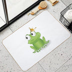 Fairytale Frog, Frog, King  Slip-Resistant Bath Mat