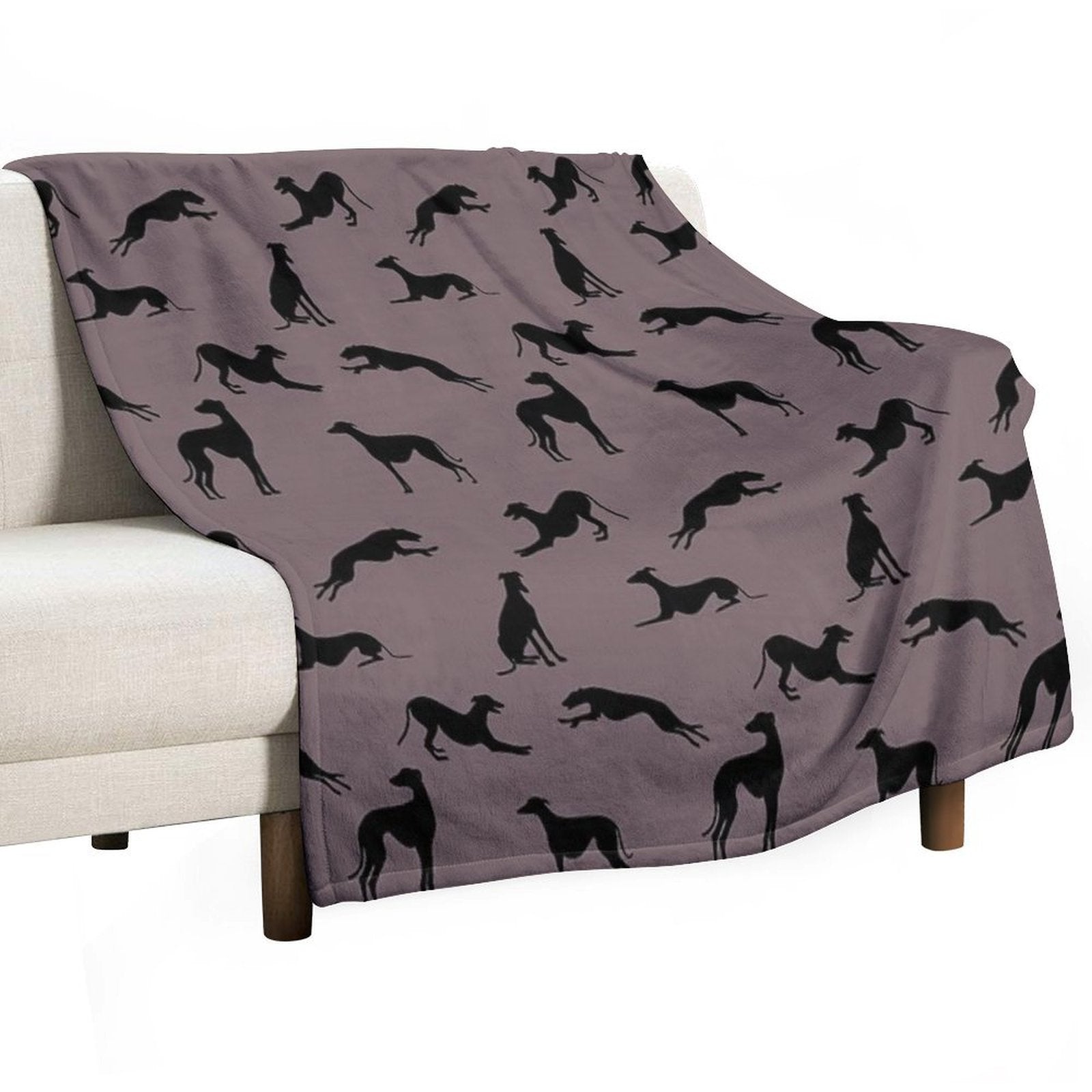 Greyt Greyhound Silhouettes - 776366 All-season Throw Blanket