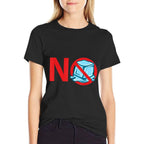 No ICE Funny Ice Cube Anti ICE Deportation Human Rights  Summer-ready Fabric T-Shirt