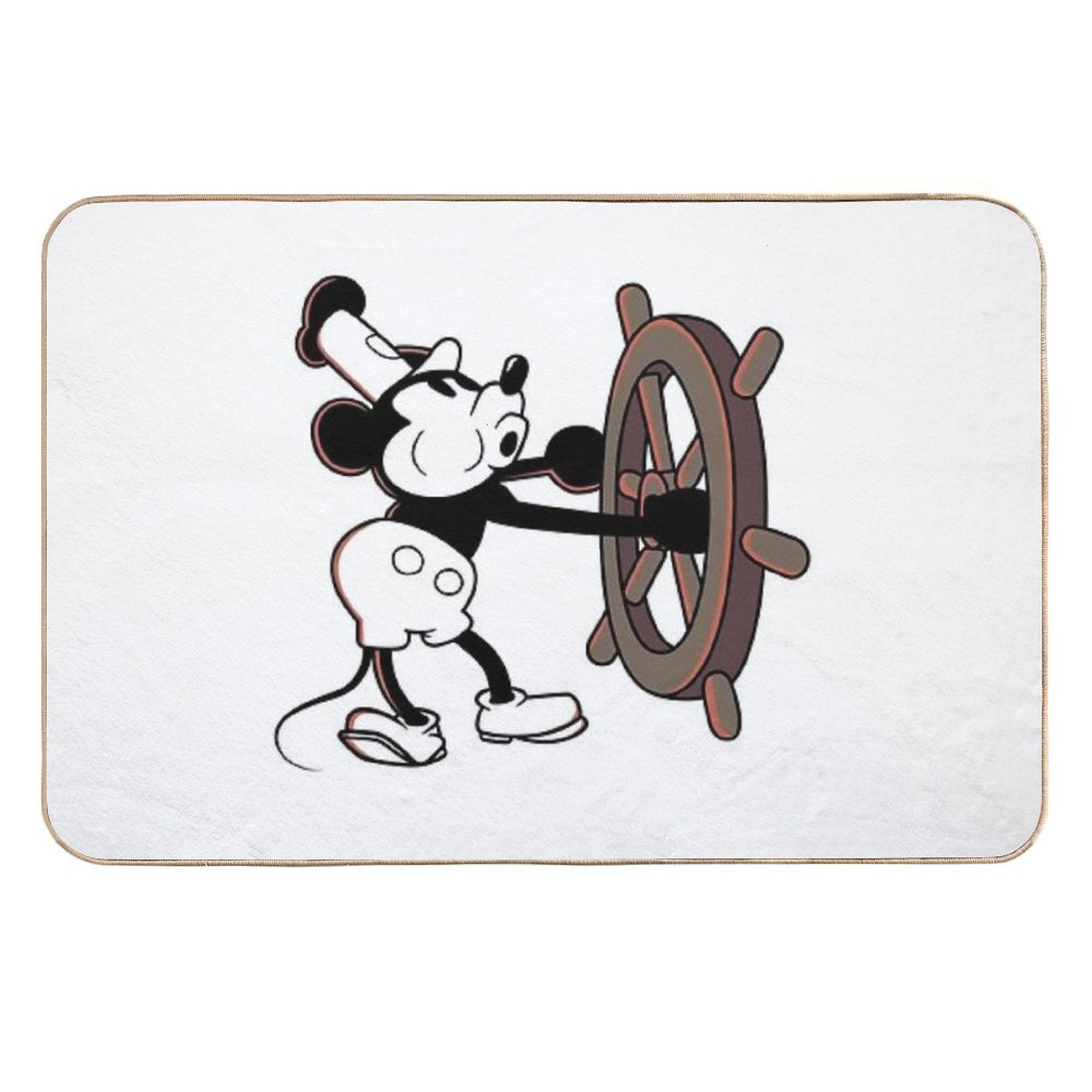 Steamboat Willie Steamboat Mickey, Mickey Mouse  Slip-Resistant Bath Mat