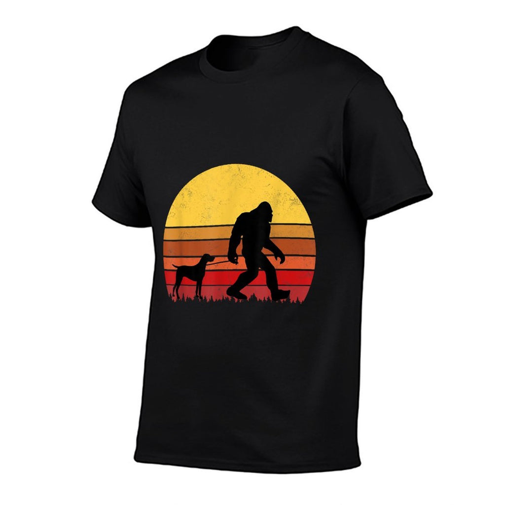 German Shorthaired Pointer Funny Retro Dog Design  Lightweight T-Shirt