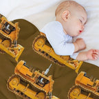 Bulldozer All-season Throw Blanket