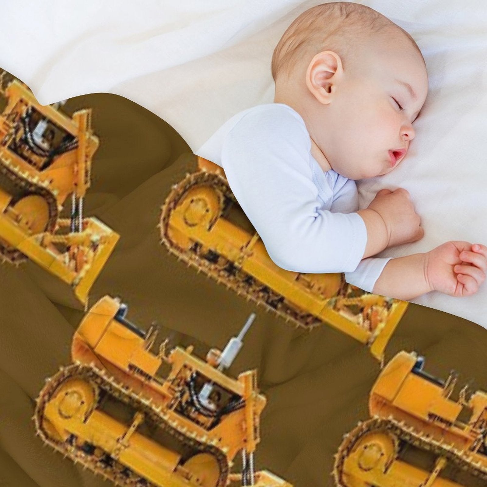 Bulldozer All-season Throw Blanket