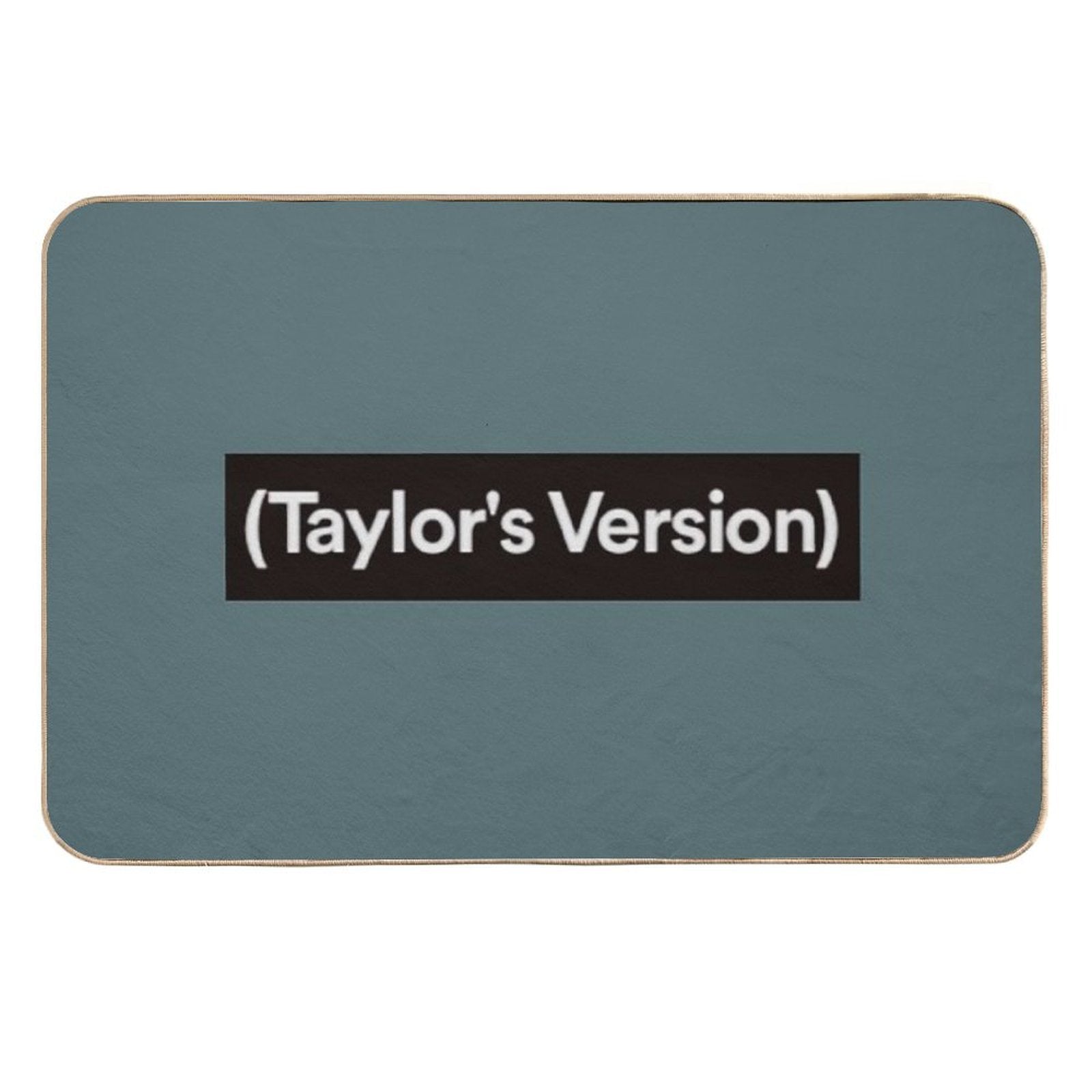 (Brackets)  Red Taylor’s Verson Inspired  Wall Art Home Decor  HECKINFAROUT  Easy Maintenance Bath Mat
