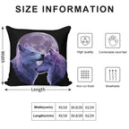 Wolf Lover Gifts Soft Home Decor Throw Pillow
