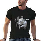 Im Not A Robot  Funny Computer Pun  Vintage-inspired T-Shirt