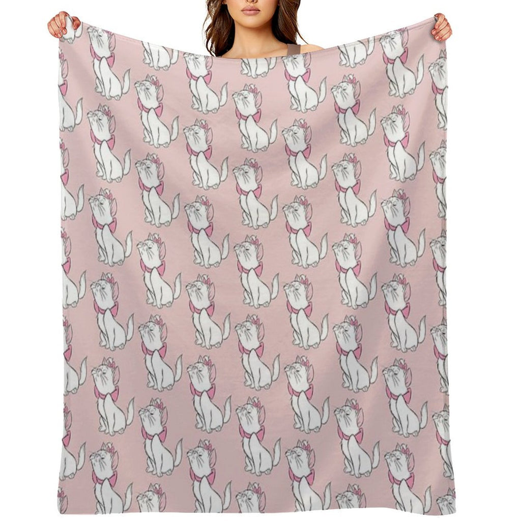 Marie Cute from Aristocats  -1 Anti-pilling Throw Blanket