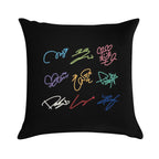 TWICE SIGNATURES Soft Hidden Zipper Throw Pillow