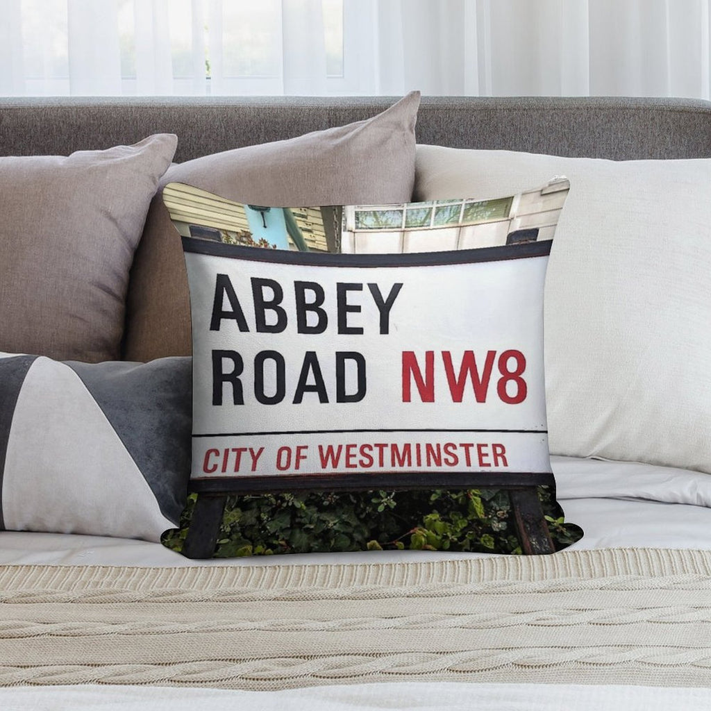 Abbey Road Soft Easy Maintenance Throw Pillow