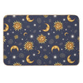 Vintage Celestial Pattern  Dirt-Trapping Bath Mat
