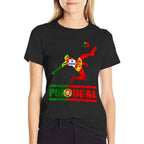 Portuguese Portugal Soccer Portuguese Pride Portugal  Polyester Blend T-Shirt