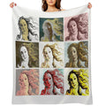 Warhol Venus Multi-functional Throw Blanket