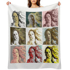 Warhol Venus Multi-functional Throw Blanket
