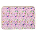 Wild Flower Pink  Stain-Proof Bath Mat