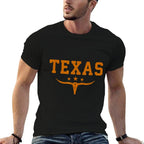 Distressed Texas Apparel  Trendy Pattern T-Shirt