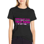 May Start Talking About Toilet Paper Toilet Paper Meme  Vintage-inspired T-Shirt