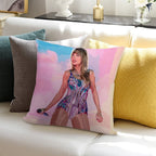 Taylor Swift Lover - Poly Portrait Soft Shrink-Resistant Throw Pillow