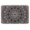 Mandala Floral Art  Pet-Safe Bath Mat