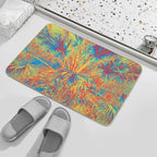 Palm Leaves Abstract  Stain-Proof Bath Mat