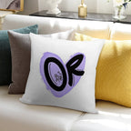 OLIVIA ‘OR’ LOGO. Soft Bedroom Essential Throw Pillow