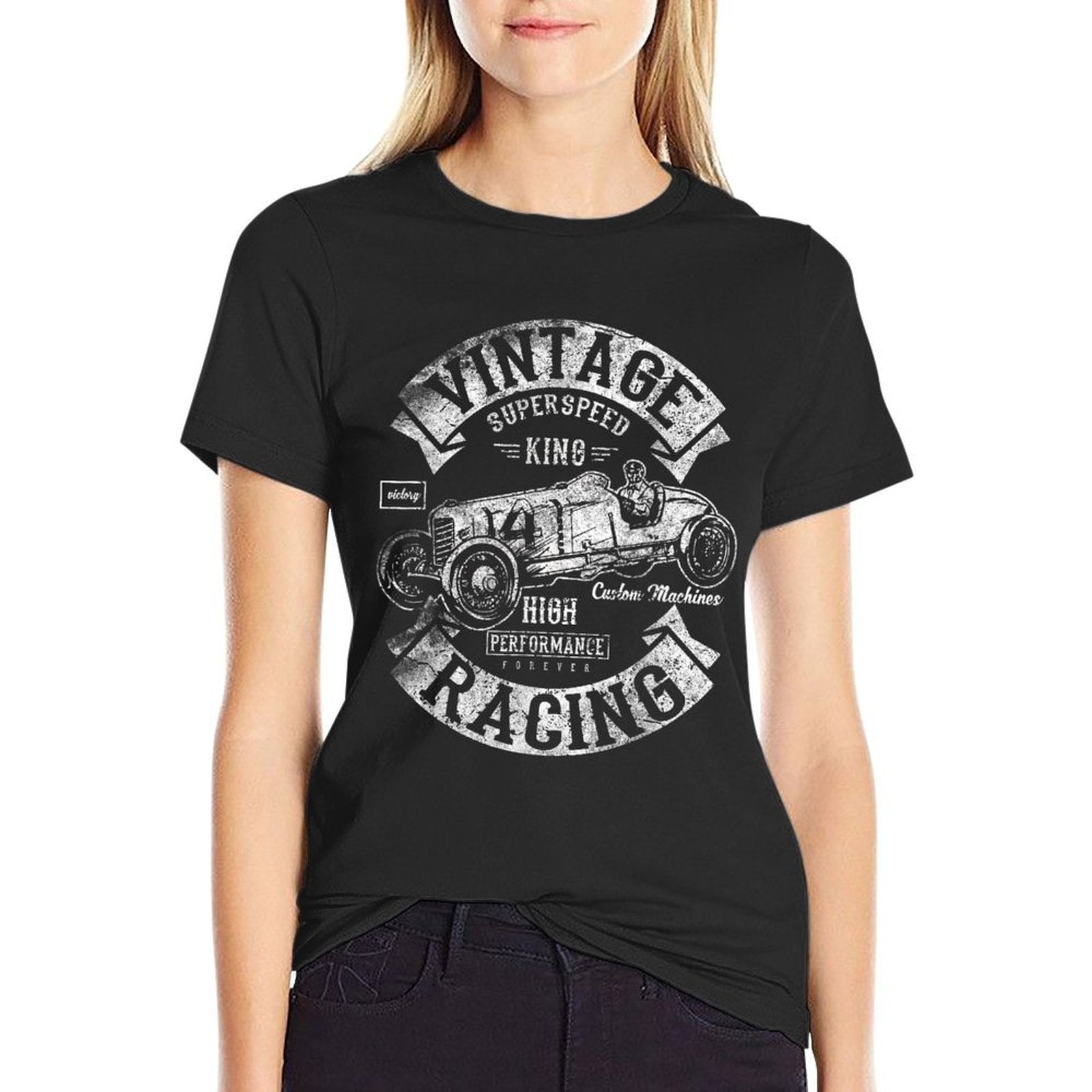 Vintage Superspeed King Racing Car Gifts Love Old Cars  Quick-drying T-Shirt