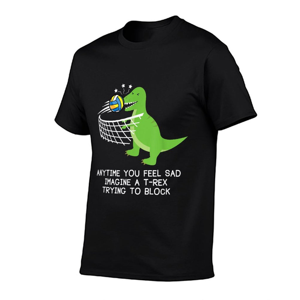 Volleyball Player T-Rex  Durable T-Shirt