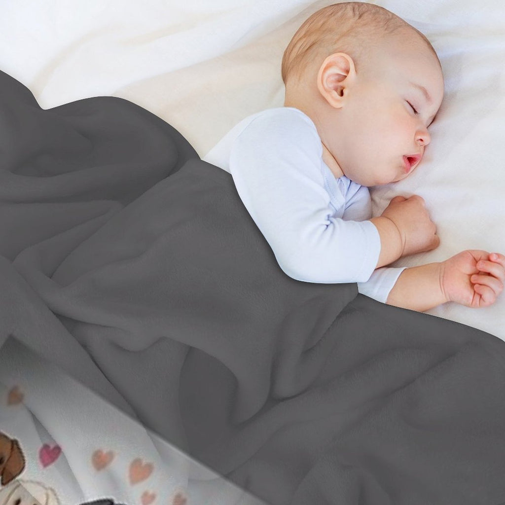 Cute Dogs Machine-washable Throw Blanket