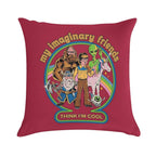 My Imaginary Friends Soft Anti-Pilling Throw Pillow