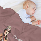 DCI Vera Stanhope I'm Watching You Pet. Plush Throw Blanket