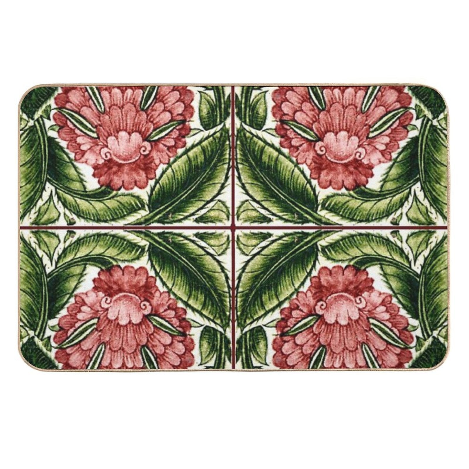 William Morris Company Designs  Fade-Resistant Bath Mat