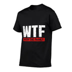 WTF With The Family On Vacation Funny Gag Gift  Oversized Silhouette T-Shirt