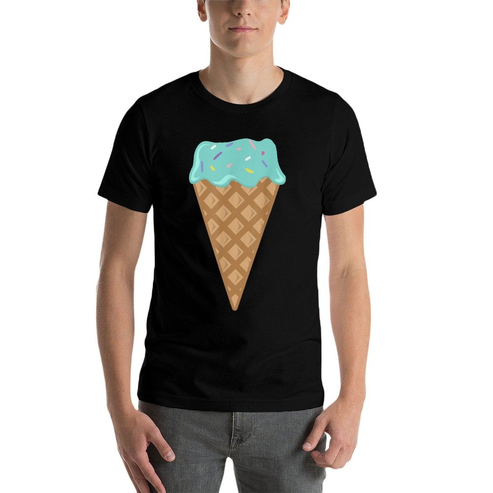 Funny Ice Cream T-shirt - Gift For Cool Kids And Toddlers  Oversized Silhouette T-Shirt
