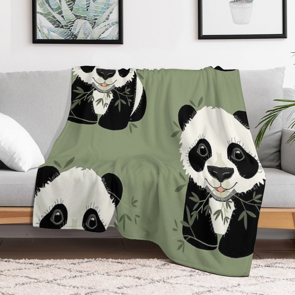 Panda Durable Throw Blanket