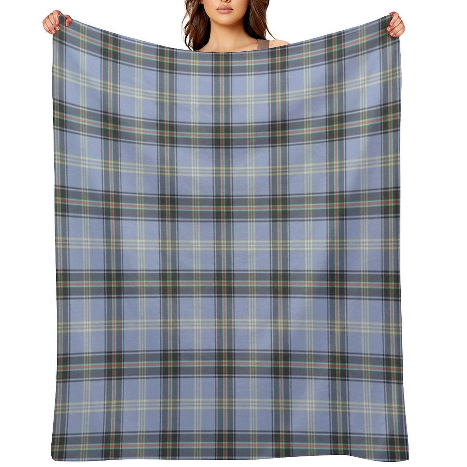 Clan Bell Original  Scottish Tartan Machine-washable Throw Blanket