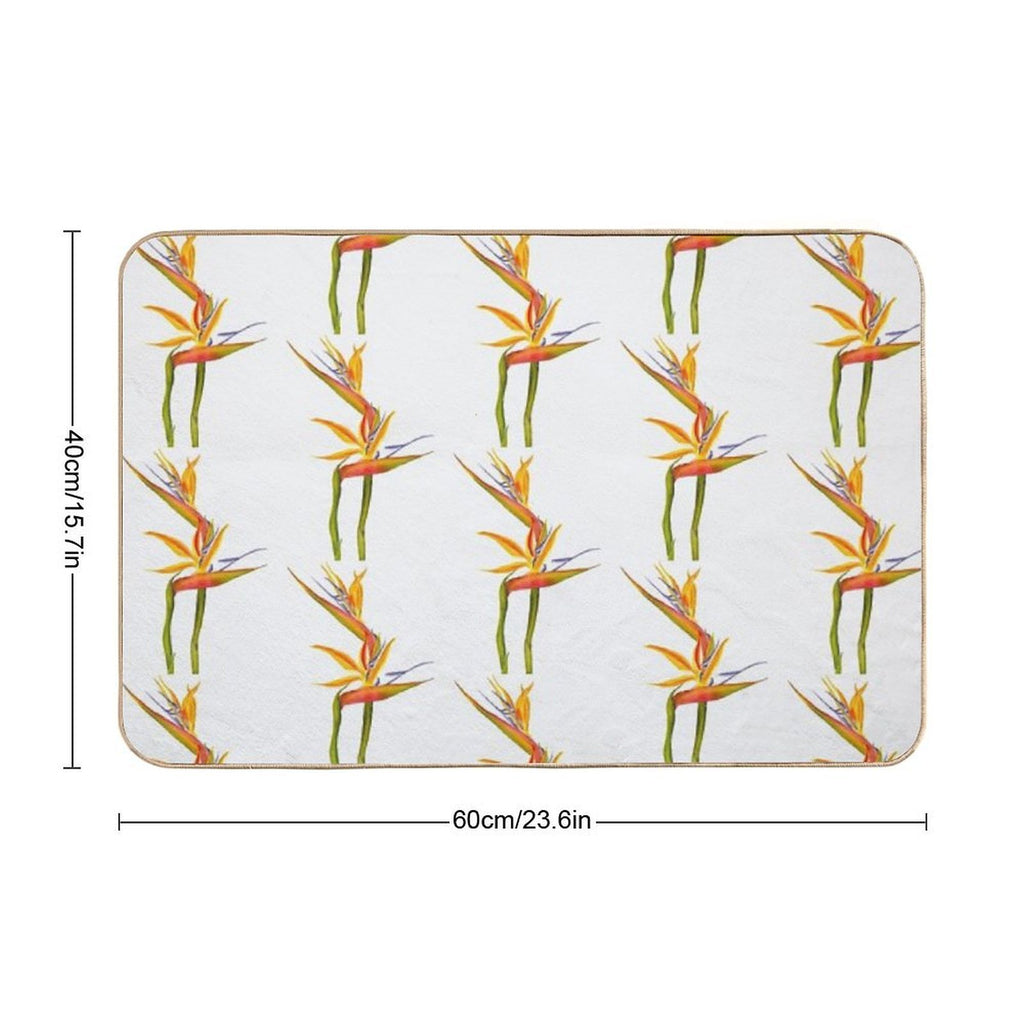 Birds of Paradise  Anti-Trip Bath Mat