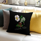 Plants Vs Zombies -  I Love You Soft Home Decor Throw Pillow