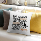 Binx Spell Soft Reinforced Edging Throw Pillow