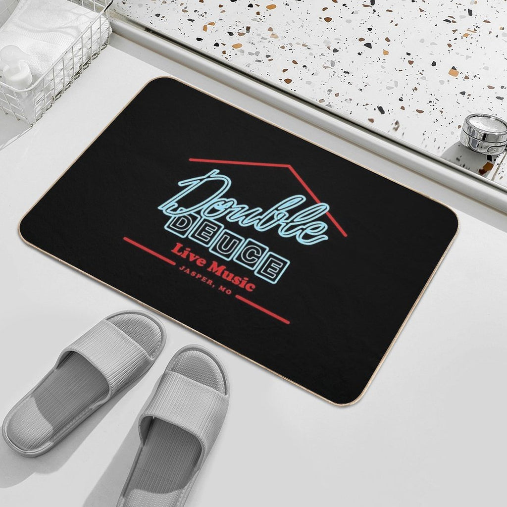 Double Deuce  Fade-Resistant Bath Mat