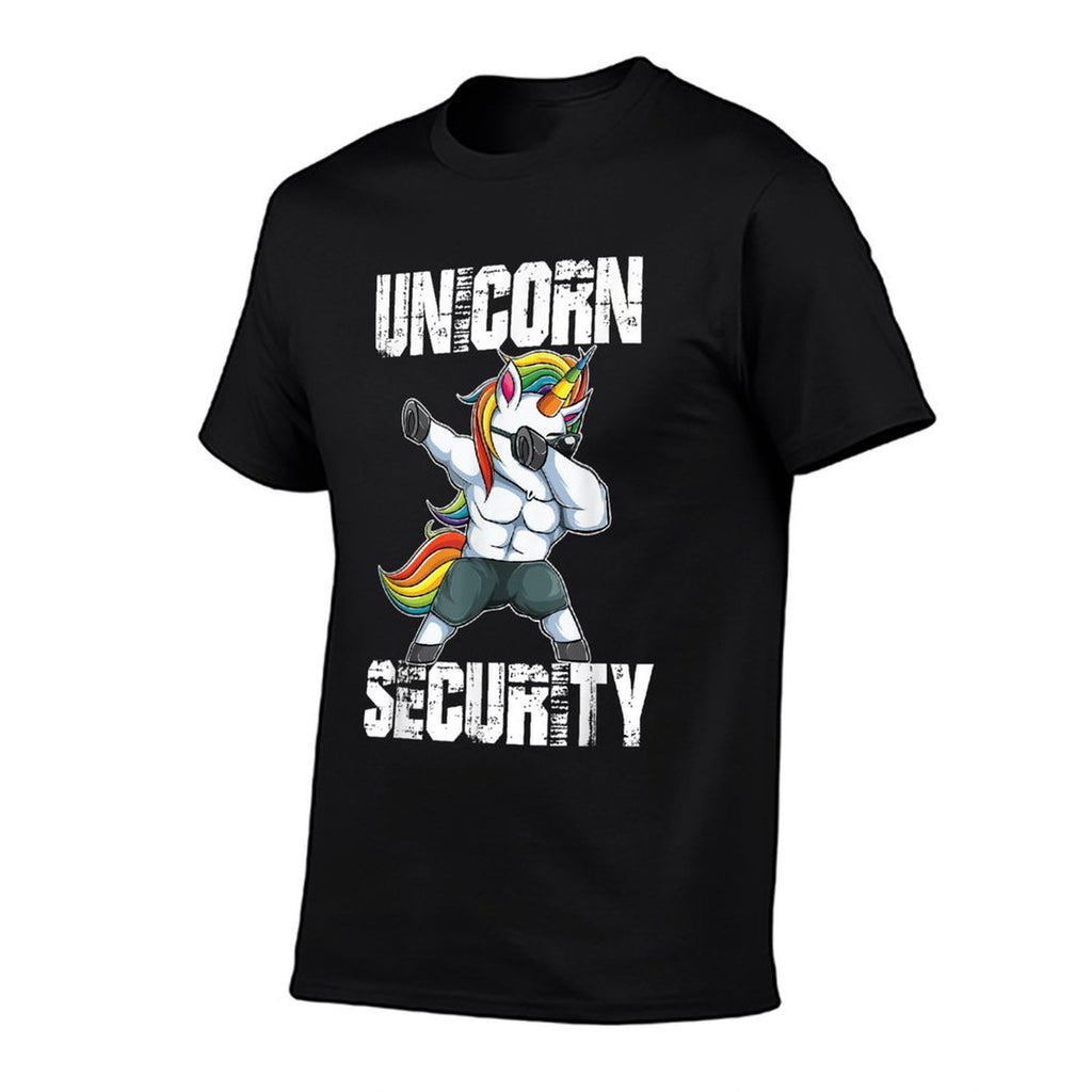 Unicorn Security Dad Mom Daughter Adult Unicorn Costume  Relaxed-fit T-Shirt