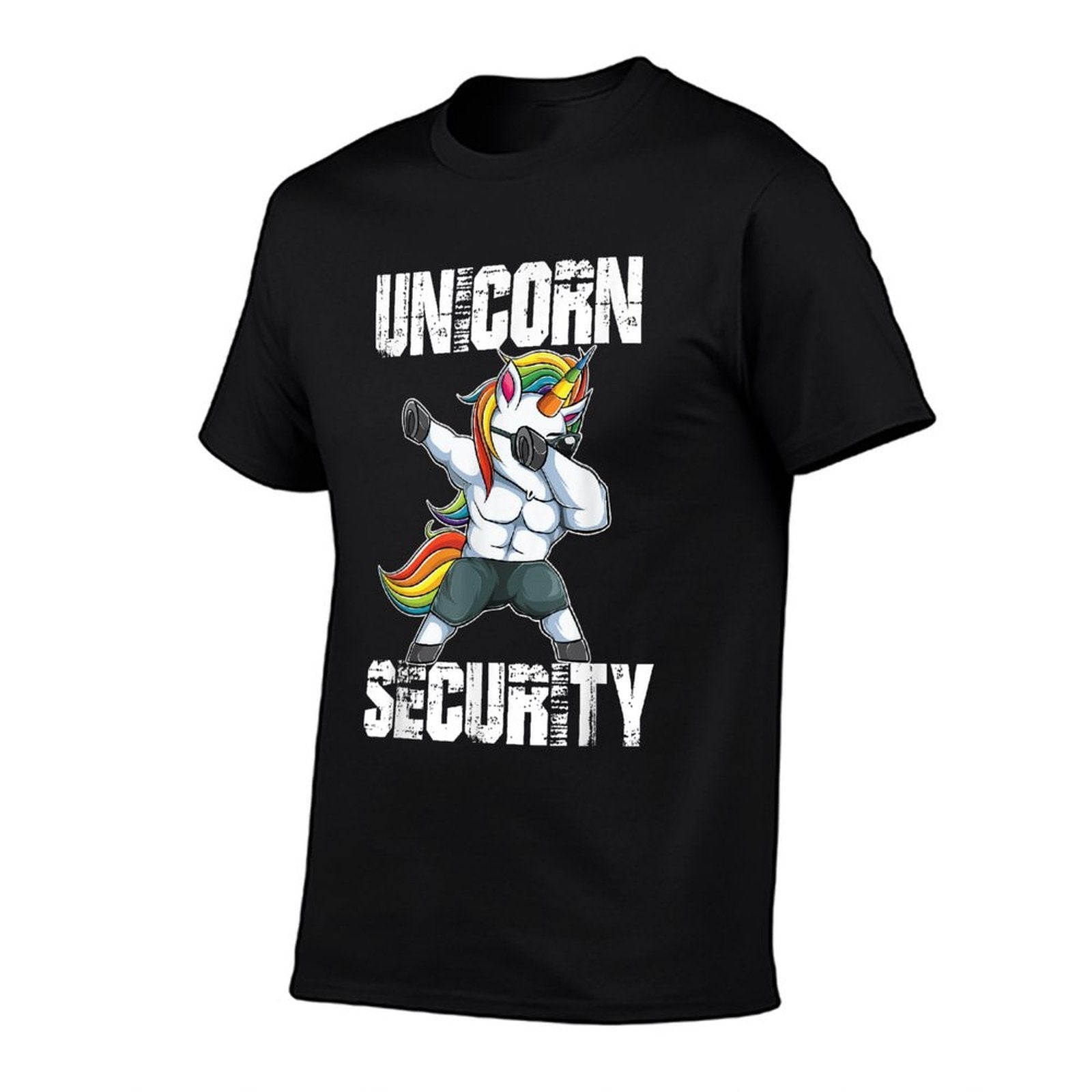 Unicorn Security Dad Mom Daughter Adult Unicorn Costume  Relaxed-fit T-Shirt