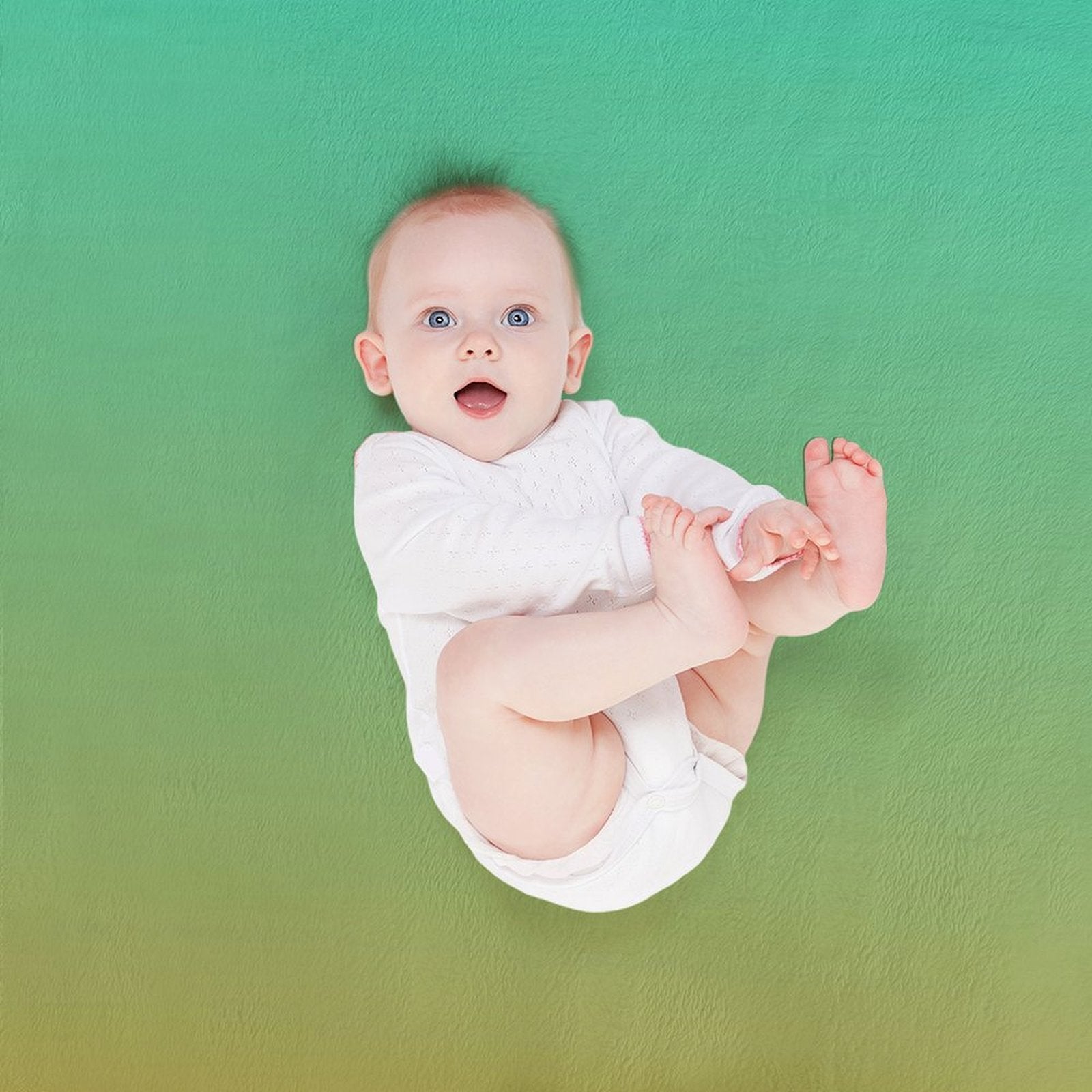 Gradient Abstraction Color Art Easy Care Throw Blanket