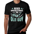 Golf Golfer Never Underastimate The Old Guy  Easy-care T-Shirt