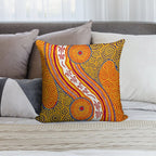 Australian Aboriginal Art Soft Home Decor Throw Pillow