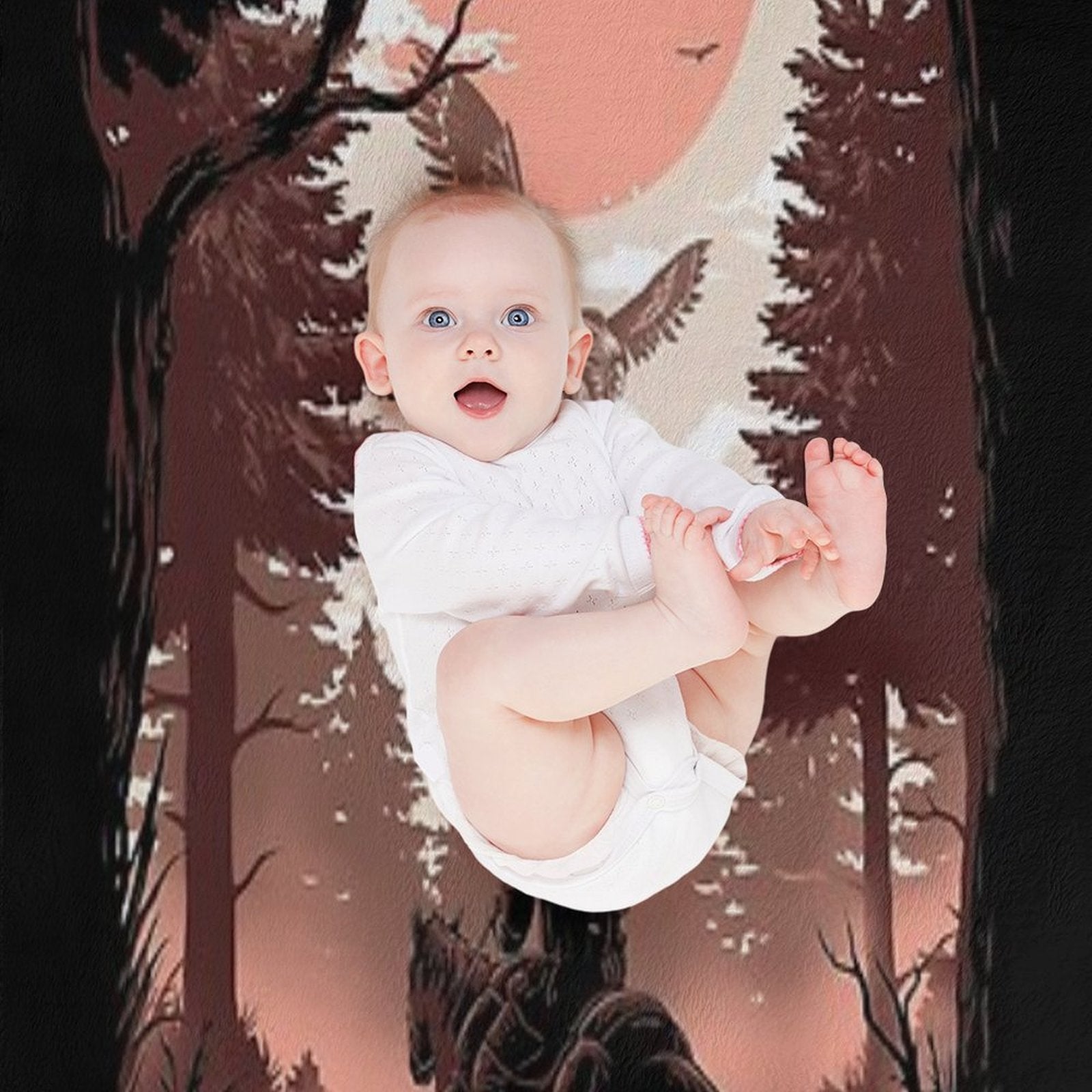 The Wild Hunt Easy Care Throw Blanket