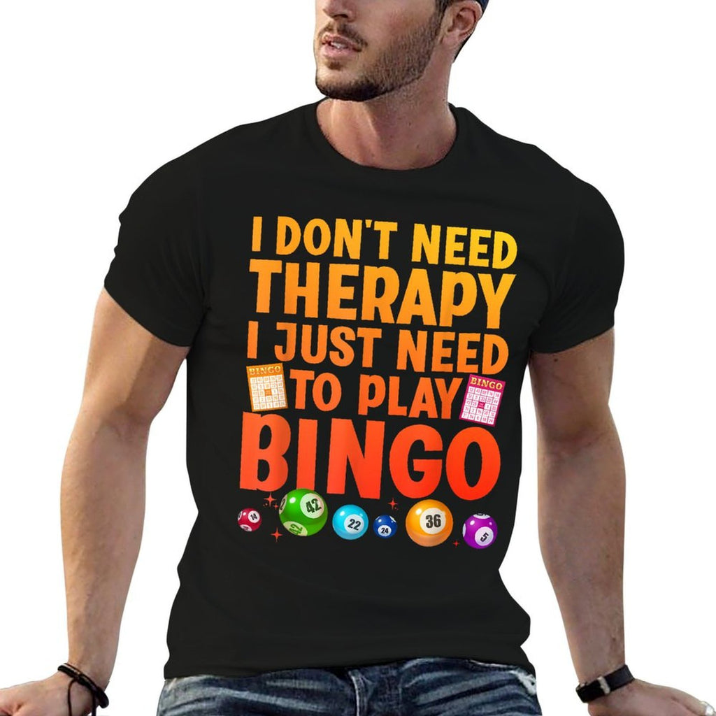 Cute Bingo Novelty For Men Women Bingo Lover Bingo Player  Easy-care T-Shirt